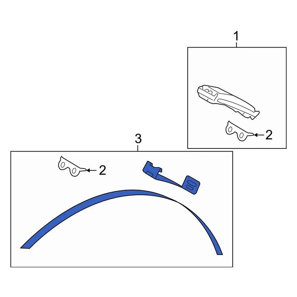 For Ford F-150 07-08 Tire Pressure Monitoring System (TPMS) Sensor Mounting Band - Image 2 of 4