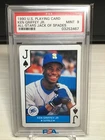 1990 U.S. PLAYING CARD ALL-STARS KEN GRIFFEY JR. HOF JACK OF SPADES PSA 9