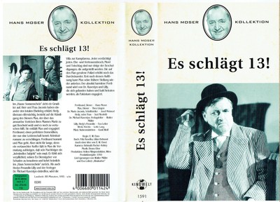 (VHS)  Videokassette - Jetzt schlägt's 13! - Theo Lingen, Hans Moser (1950)