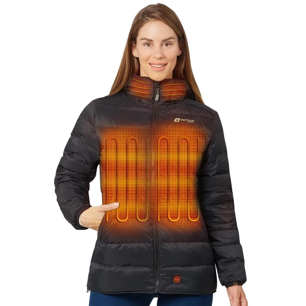 Venture Heat 12V Women's Down Bluetooth Battery Heated Jacket L
Opens in a new window or tab