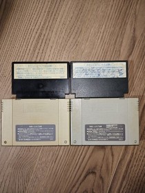 Lot 4 SFC Demon's Crest Demon's Blazon Ghosts 'n Goblins Makaimura Japan Game