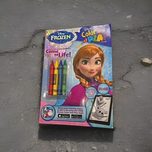Libro para colorear Disney Frozen Color & Play con pegatinas y crayones; Bendon; NUEVO - Imagen 1 de 1