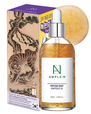 AMPLE:N Peptide Shot 2X Ampoule - Age-Defying Face Serum 3.38oz Hojakdo Tiger Ed