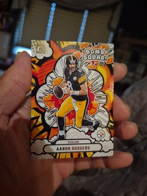 2025 Panini Donruss Aaron Rogers Steelers Boom Squad #BS-ARS