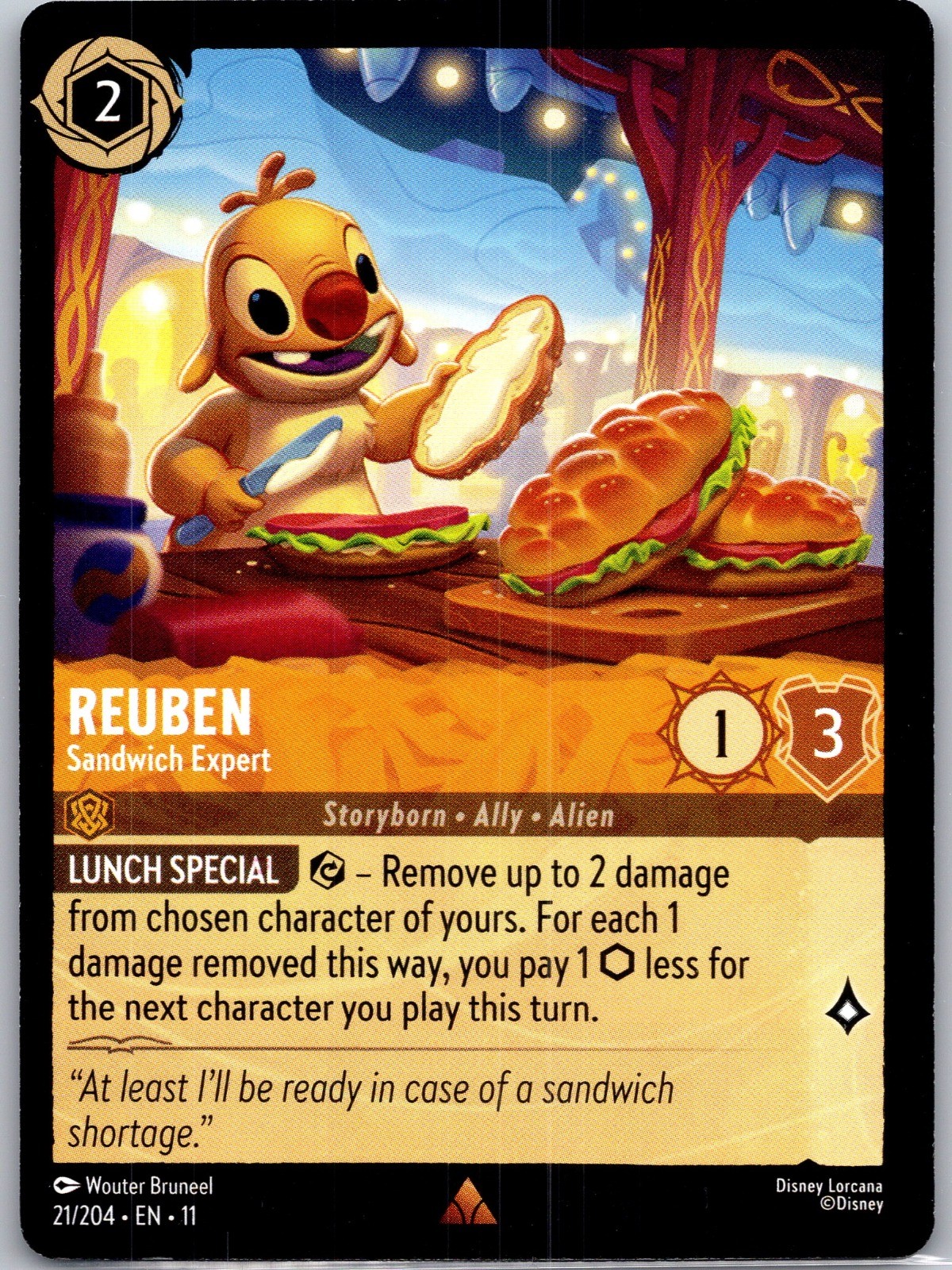 Reuben - Sandwich Expert Winterspell #21/204 NM