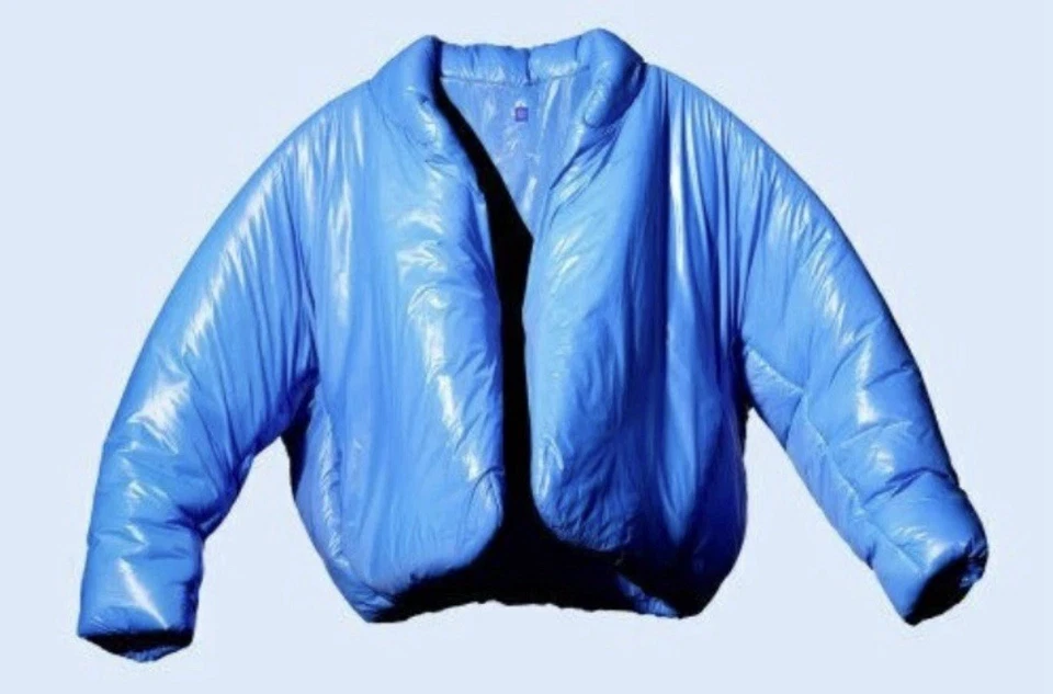 CHAQUETA YEEZY Kanye YZY X GAP AZUL REDONDA TALLA GRANDE - Chaqueta acolchada Kanye West Foto 2 de 4