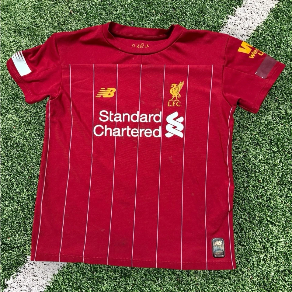 Maillot de football enfant Liverpool FC New Balance 2019/20 taille 4-5 ans - Photo 1/4