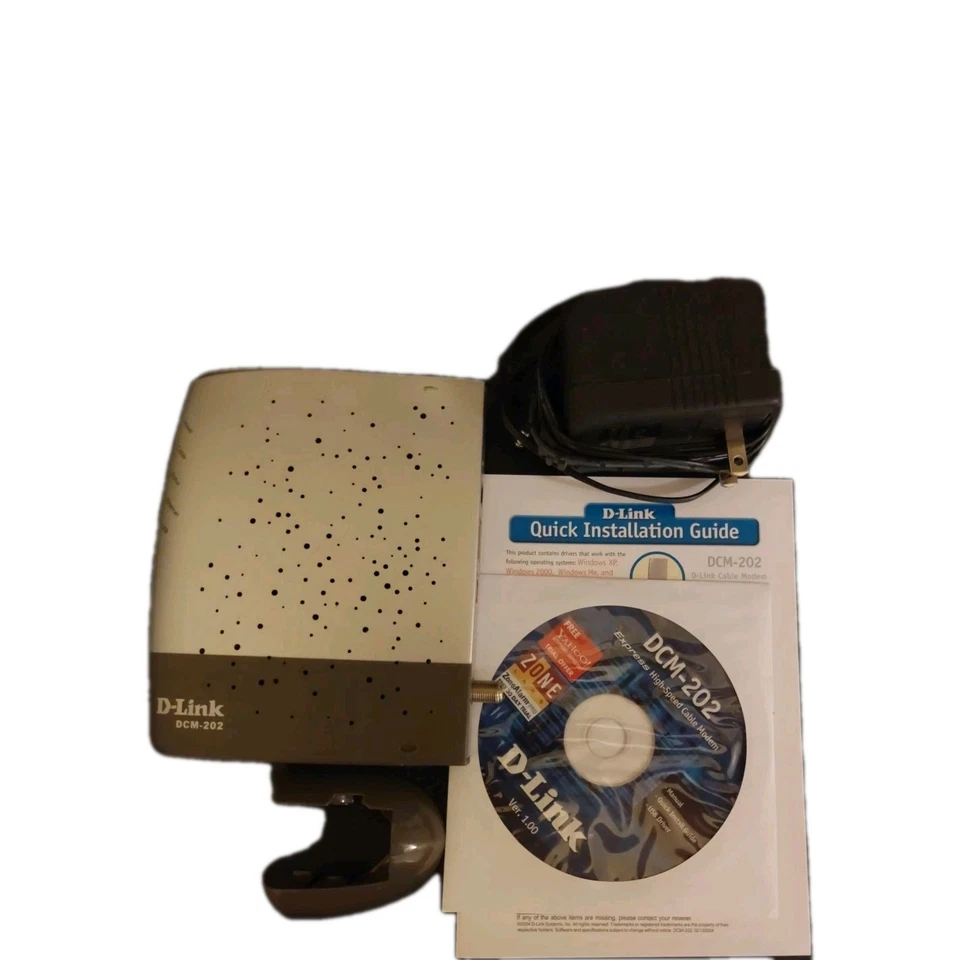 D-Link High Speed Cable Modem DCM-202 Ethernet or USB Connectivity - Image 2 of 4