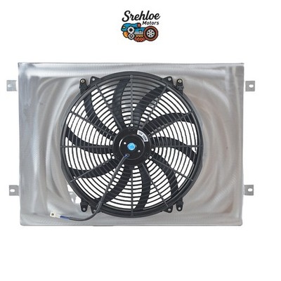 Radiator Shroud+Fan Fits 1975-1979 Ford F-150 & Ford F-250 V8 Models