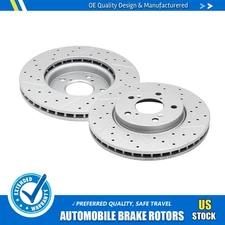 11.65 inch Front Premium Brake Disc Rotors Kit For 2005- 2009 2010 Honda Odyssey