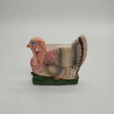 Vintage Ron Gordon Ceramic Turkey Napkin Holder