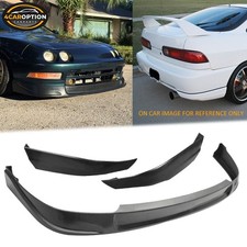 Fits 94-97 Acura Integra Hatchback Front Lip Pu Type R Rear Bumper Lip Abs Fits 94-97 Acura Integra Hatchback Front Lip Pu Type R Rear Bumper Lip Abs