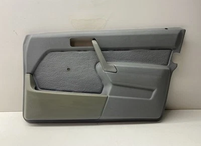 Mercedes W201 190e Türpappe Türverkleidung Grau Vorne Rechts Kunstleder MbTex - Bild 1 von 4