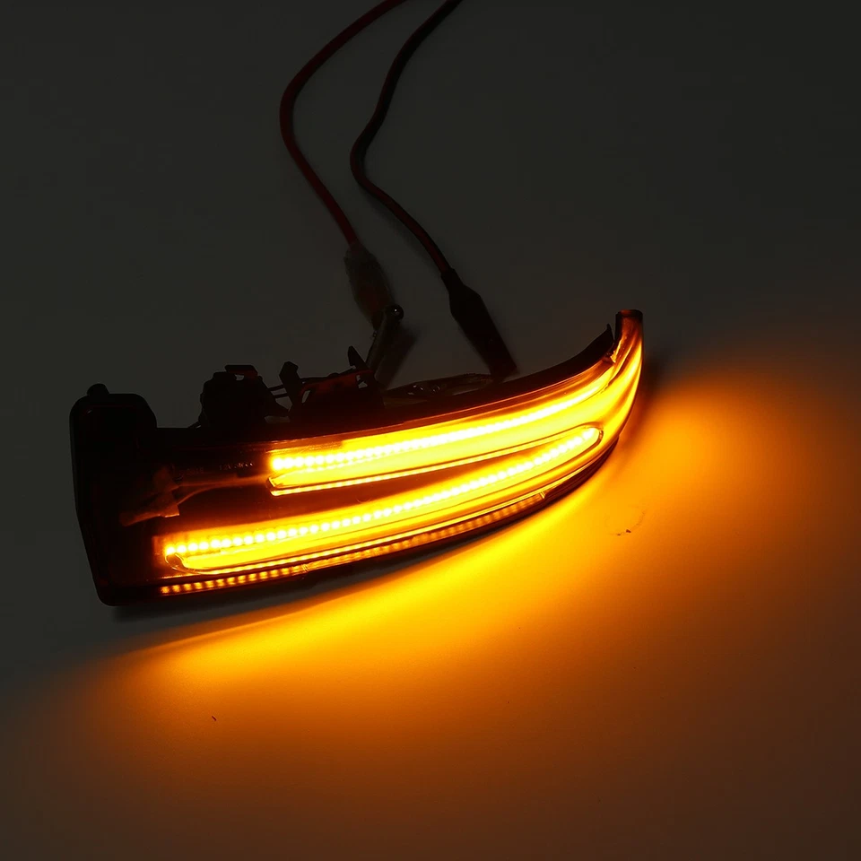 2 frecce specchietto retrovisore esterno fumè per Mercedes-Benz W176 W246 W204 S204 C216 - Immagine 4 di 4