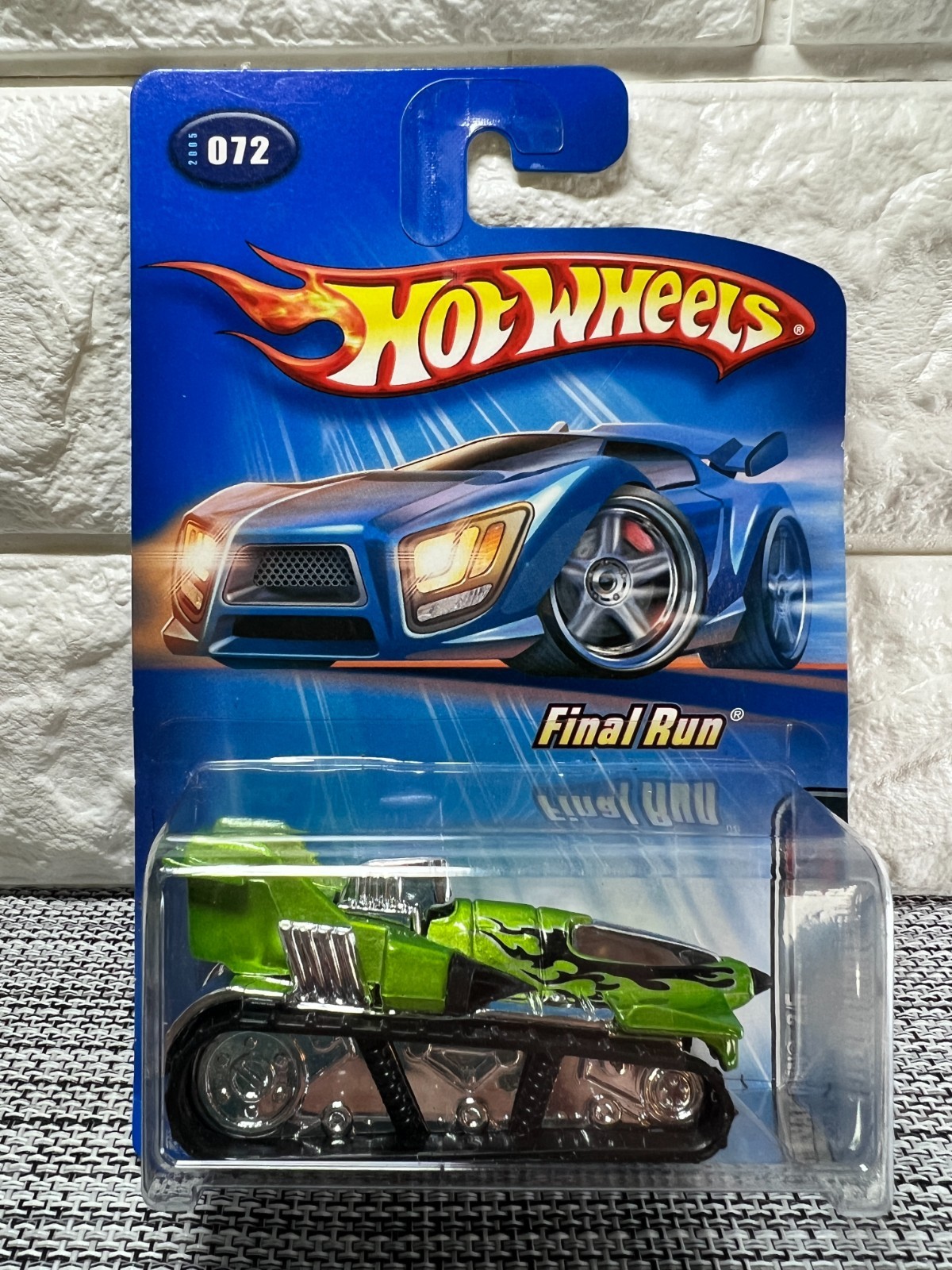 Hot Wheels Final Run 2/5 Treadator 2005 #072 Green