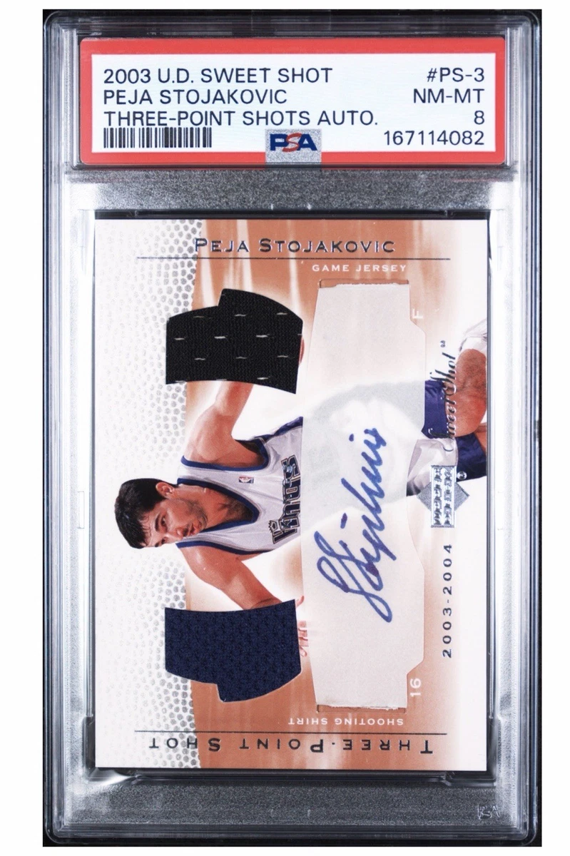 Peja Stojakovic Basketball Sacramento Kings Sports Trading Card