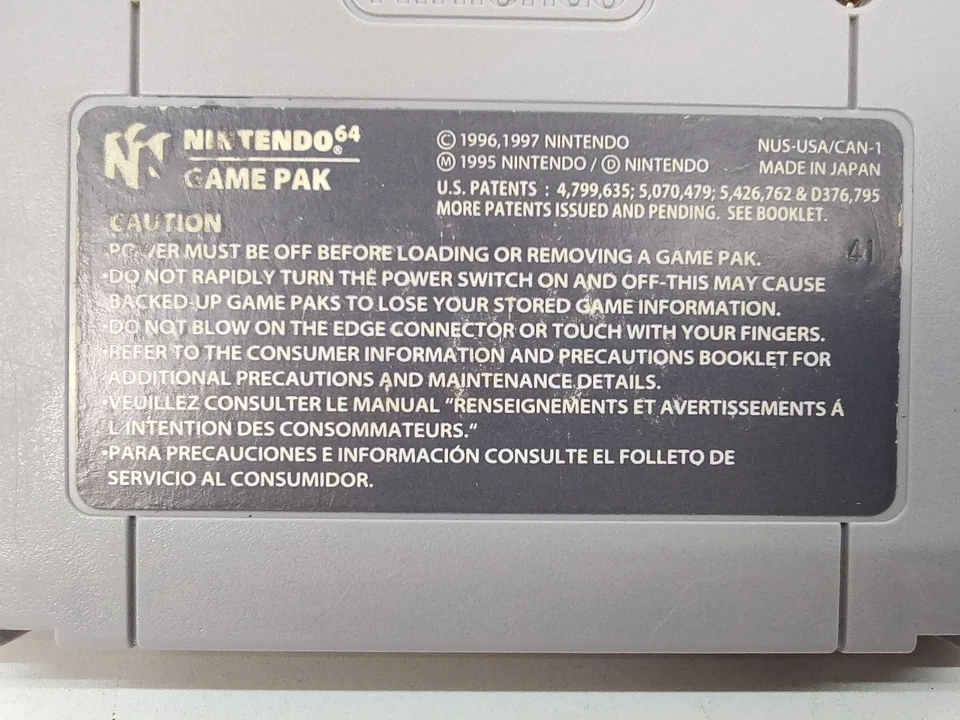 Vintage Command & Conquer Nintendo 64 N64 Game Cartridge Made in Japan USA Teen - Image 2 of 3