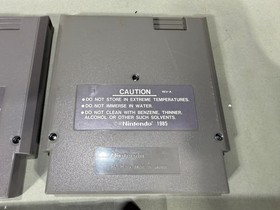 5 Vintage Nintendo NES Yoshi Goonies Spy Othello Video Console Game Cartridges