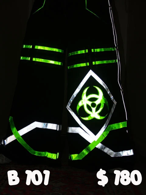 Raver ore Techno Hardstyle Tanz Hose Melbourne Shuffle DJ Fun PHAT Pants P