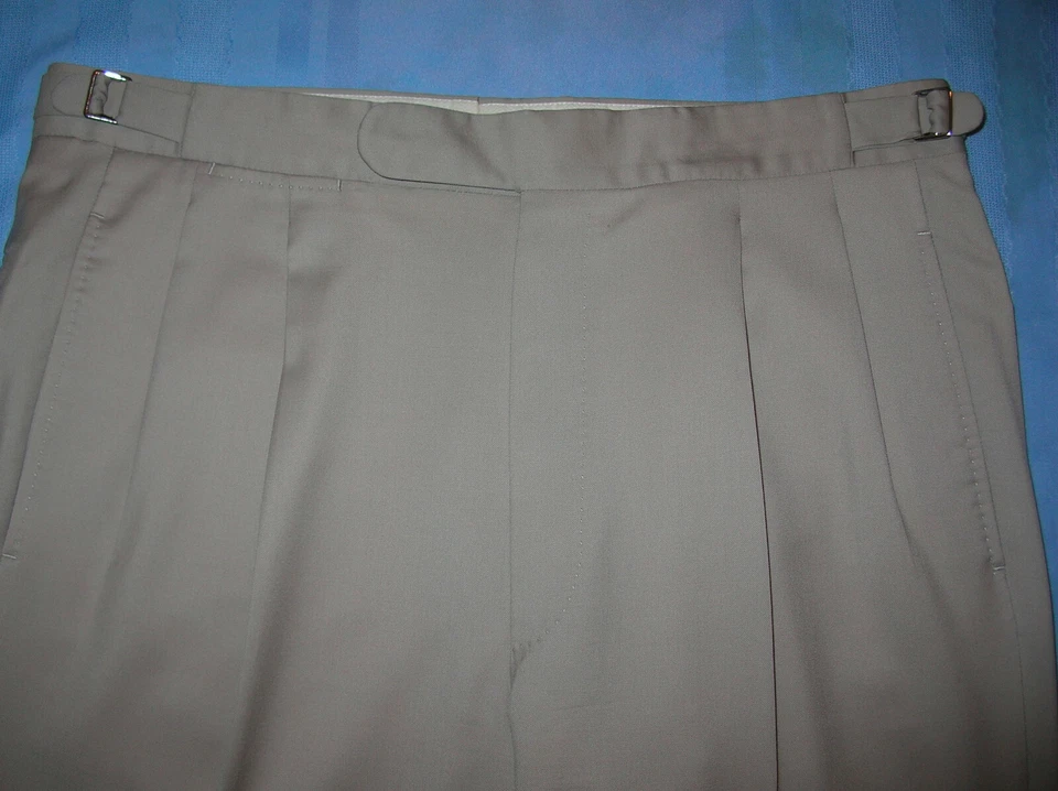 Pantalón Ermenegildo Zegna lana topo hecho en Portugal 36 x 28 (P49) Foto 4 de 4