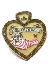 Disney Trading Pin - Fantasyland Sign - Cheshire Cat