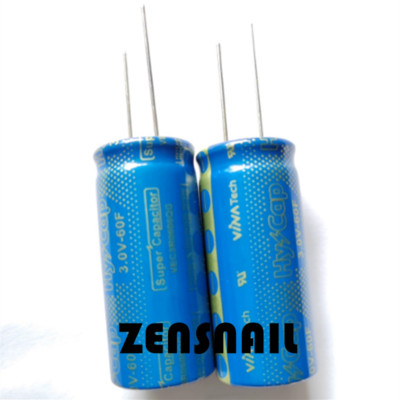 5PCS 3V 60F VEC3R0606QG Supercapacitor Farad Capacitor 18mm*40mm 3V 60F NEW