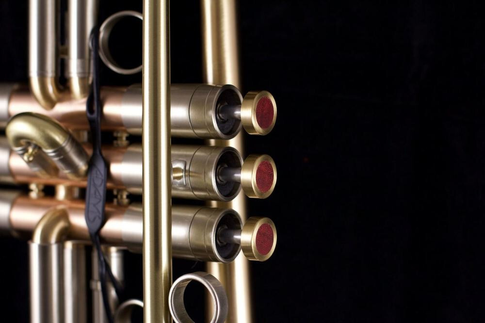 Selected Adams A8 Trumpet with threaded integrated mouthpiece system