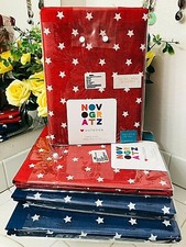 NOVOGRATZ July 4th Stars Red Blue Patriotic Easy Care Tablecloth YOU CHOOSE ONE