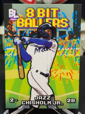 2023 Topps Big League 8-Bit Ballers - 8B-12	Jazz Chisholm Jr.	Miami Marlins