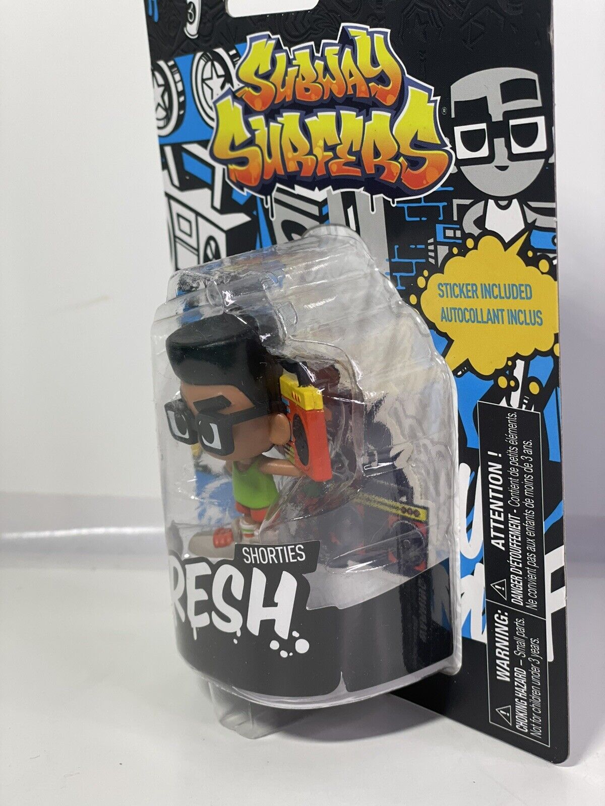 LOT OF 2 Subway Surfers Tricky / Jake Figures with Stickers