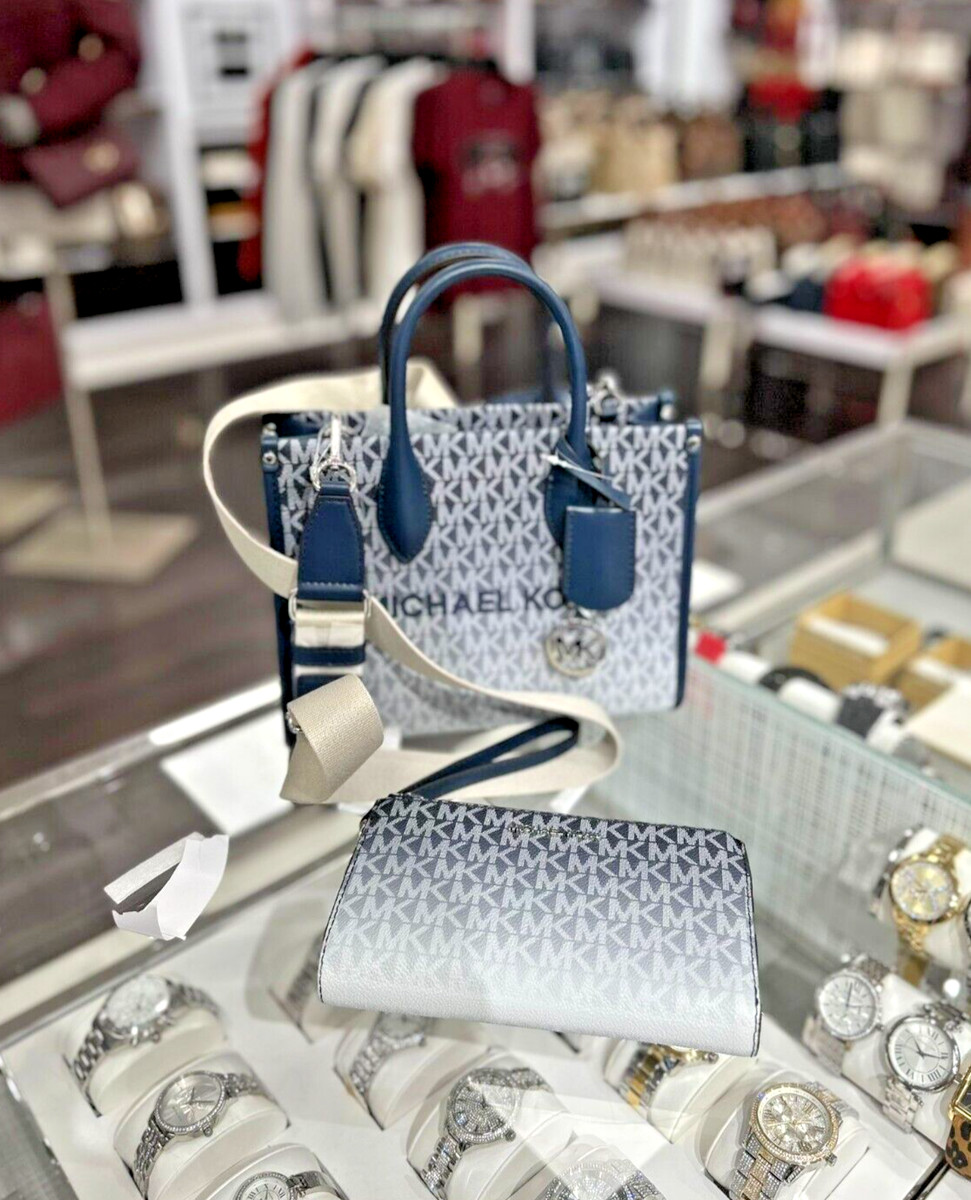 大人気★Michael Kors★MIRELLA SMALL SHOPPER XBODY Michael Kors Mirella Small Xbody Shopper Tote Bag & Double