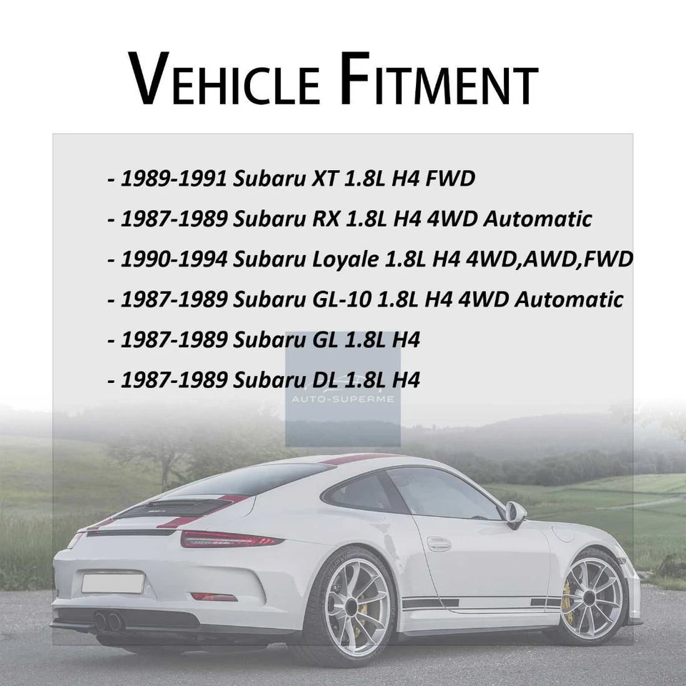 Juntas de medio eje CV delantero trasero 4x para Subaru GL-10 1987-1989 4x4 automático Foto 2 de 4