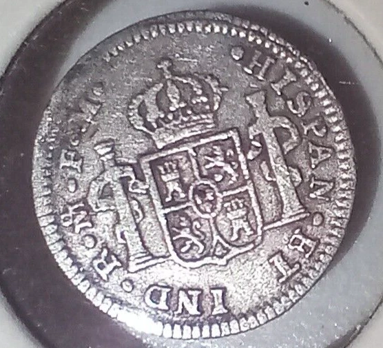 MEXICO 1/2 Real 1790 Mo FM Spanish colonial - Image 2 of 3