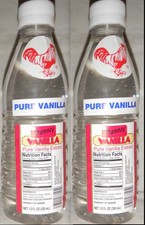 2 X Clear Pure Mexican Vanilla Extract From M...