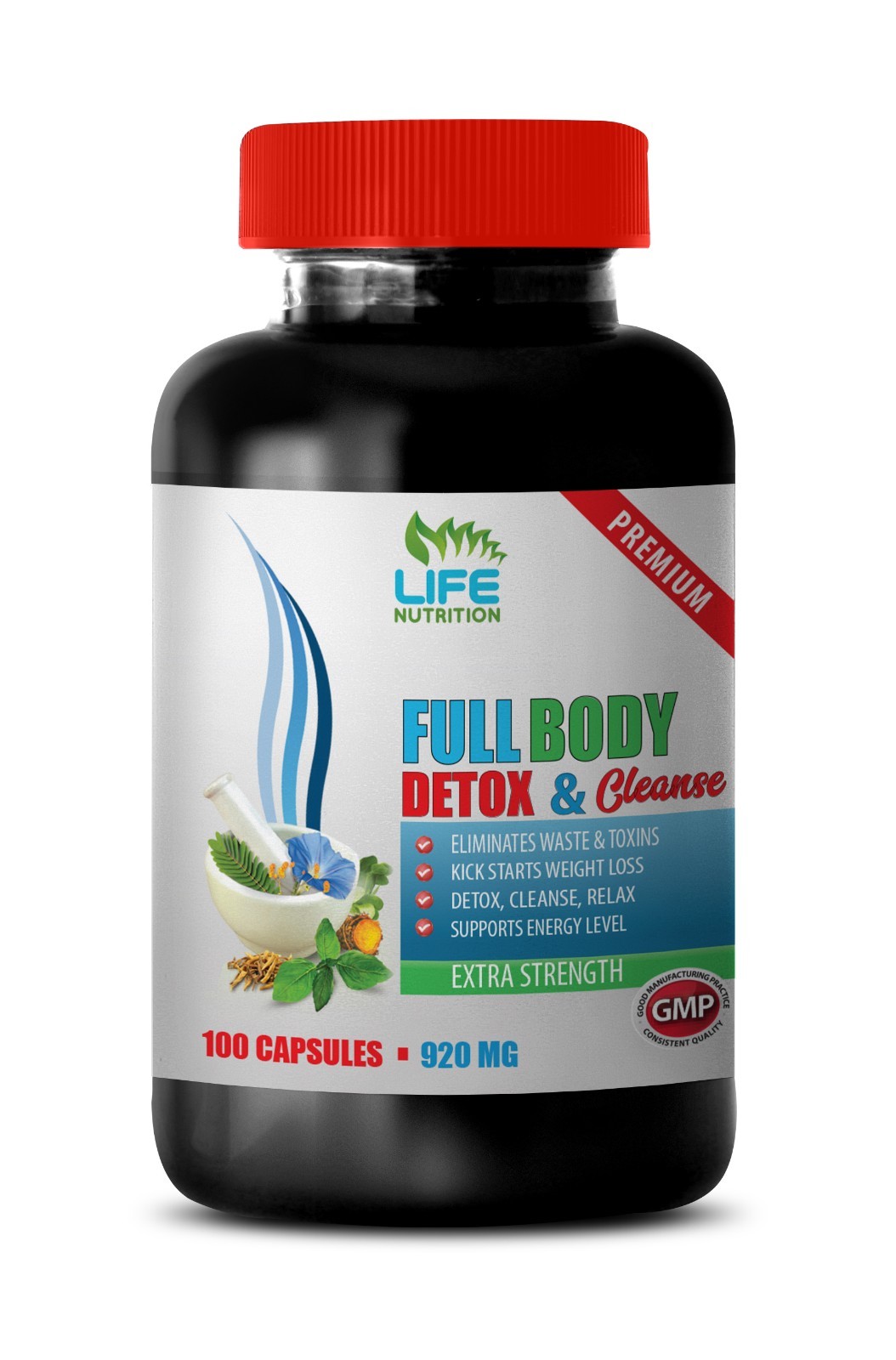 cleanser for women - Full Body Detox & Cleanse 920mg (1) - burdock root-image