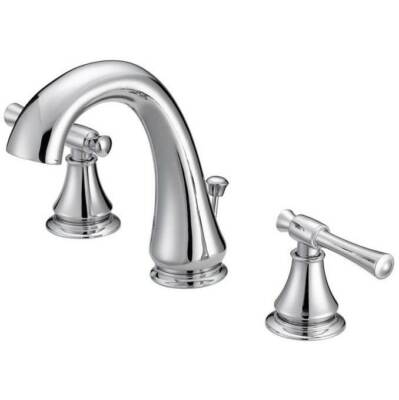 Luxart Carmella C2418E-PUCP 6''-12'' Chrome Widespread Lavatory Faucet New 