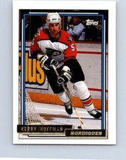 HOCKEY CARDS 1992 TOPPS GOLD PHILADELPHIA FLYERS KERRY HUFFMAN  NO278