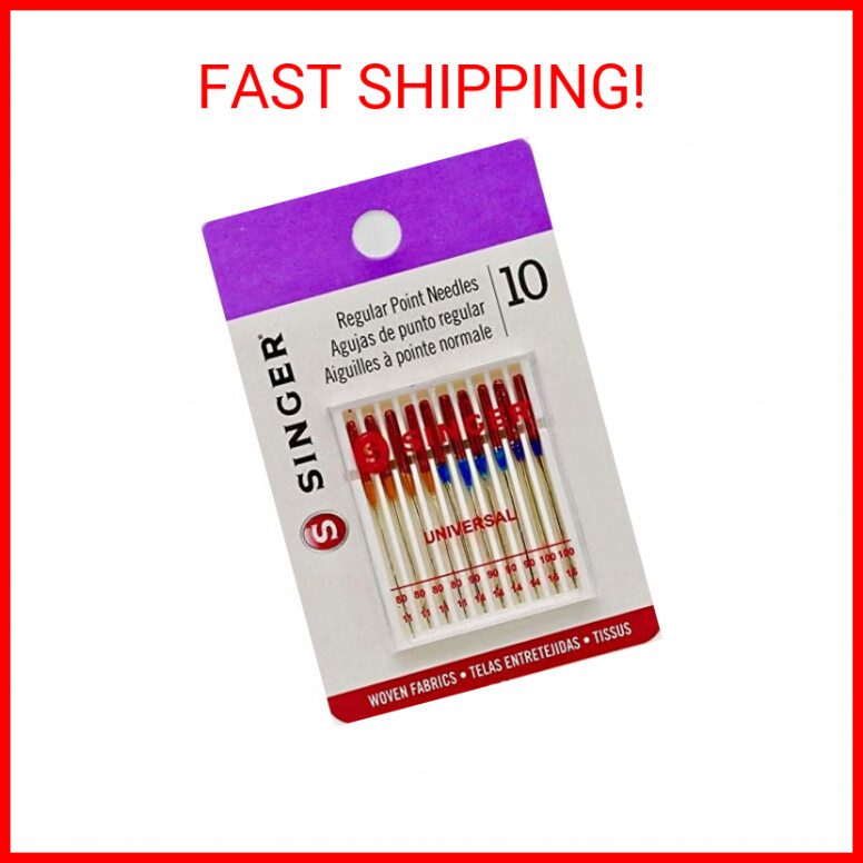 Sewing Machine Needles: Singer S4790 Universal Assorted, Fits Singer, Janome, Br-image