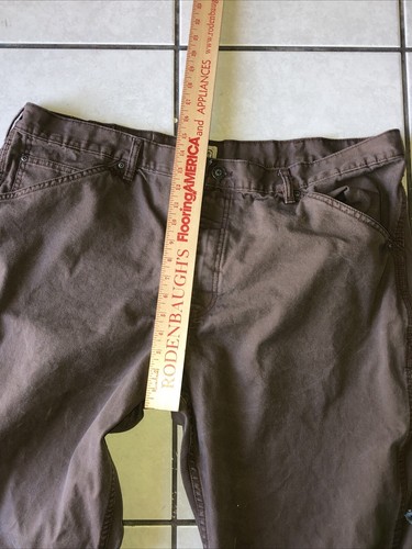 CE Schmidt Workwear Mens Carpenter Pants 46x32 Brown Canvas Rugged Tough Clean - Picture 6 of 14