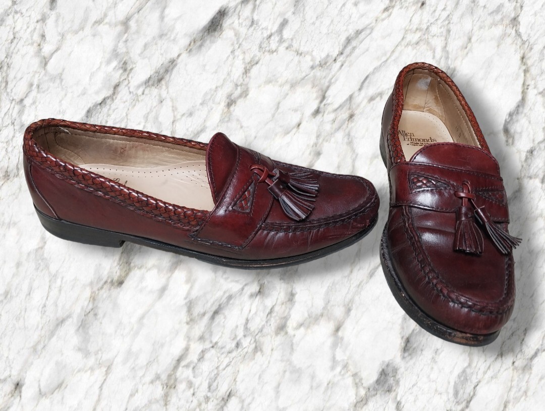 Allen Edmonds Maxfield Tassel Loafer Shoes Men display picture 3