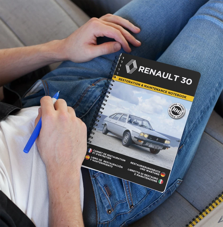 RENAULT 30 : Libretto Di Restauro E Manutenzione - CONSEGNA GRATUITA - Immagine 2 di 4