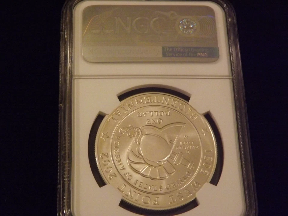 2002-W     $1              WEST POINT         NGC  MS 70 - Image 2 of 2