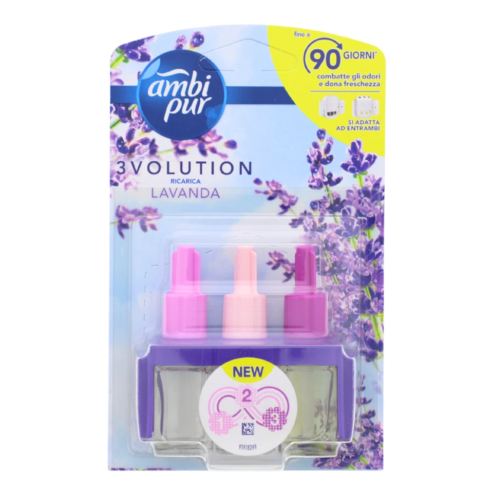 3 Ambi Pur 3Volution Lavendel Lavanda Lufterfrischer je 20ml Nachfüller Raumduft - Bild 2 von 3