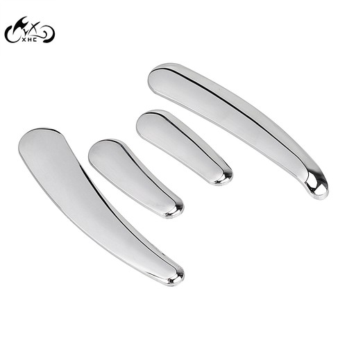 4X Chrome Swingarm Frame Inserts Set For Harley Softail Deluxe FLSTN 2008-2017 - Picture 4 of 11