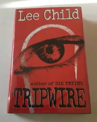 Lee Child Tripwire Jack Reacher Series #3 SIGNED Hard Cover DJ Like New 1999