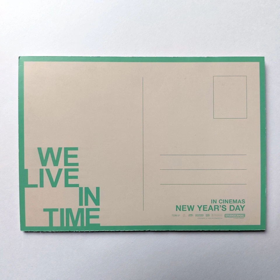 WE LIVE IN TIME official set 5 promo postcards (Andrew Garfield, Florence Pugh) - Image 3 of 4