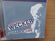 CD KONSTANTIN WECKER UND BAND - ZUGABEN-LIVE ...