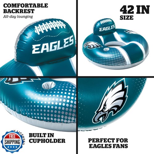 BigMouth Philadelphia Eagles 42” Inflatable Pool Floats Officially Licensed N - Picture 3 of 5