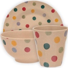 Emma Bridgewater - Rice Husk Polka Dots - Available in Plates, Bowls or Beakers
