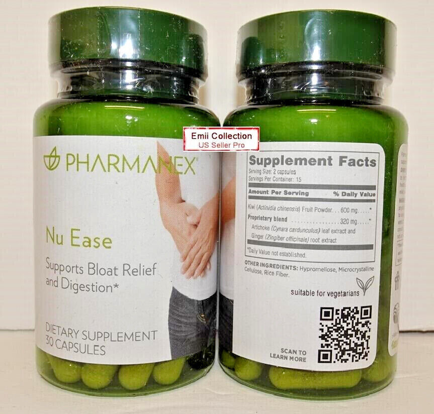 Nu Skin Nuskin Pharmanex Nu Ease (Digestive) 30 Capsules Sealed (2